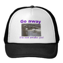 Go away I'm not awake yet Hat