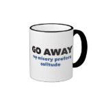 “Go Away” mugs
