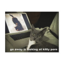 Go away Postcard