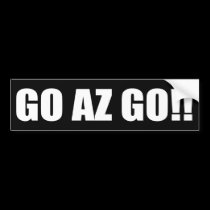 GO AZ GO! bumper stickers