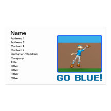 Go Blue Business Card