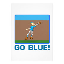 Go Blue Custom Invite