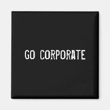 go corporate refrigerator magnets