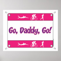 Go Daddy Go - Triathlon Poster
