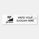 GO DOWN BUMPER STICKERS