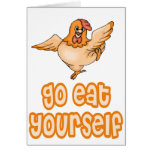 Go Eat Yourself Chicken Cards