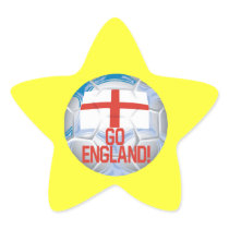 Go England Star Stickers