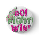 Go fight win! pinback button