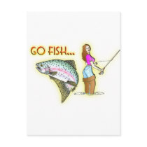 GO FISH POST CARDS