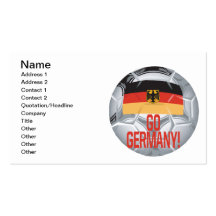 Go Germany Business Card Template