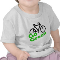 go green bicycle shirt