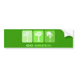 Go Green Bumper Sticker