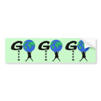 Go Green Bumper Sticker