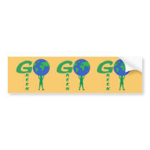 Go Green Bumper Sticker