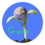 Go green bumper sticker