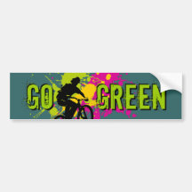 Go Green Bumper Stickers