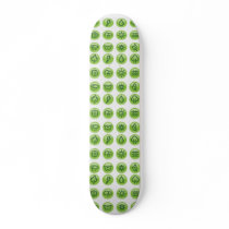 Go Green Buttons! Custom Skate Board