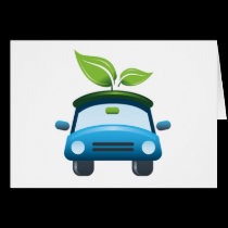 Go Green Car cards