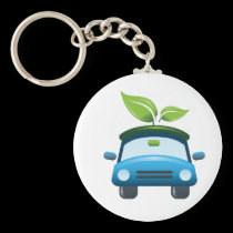 Go Green Car keychains