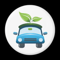 Go Green Car magnets