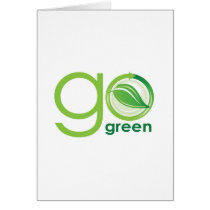 Go Green Greeting Cards