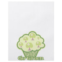 Go Green Cupcake Flyer