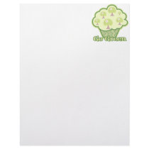 Go Green Cupcake Custom Letterhead