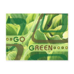 Go Green Design1 Postcard
