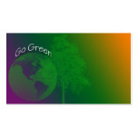 Go Green Earth Day Business Card Templates