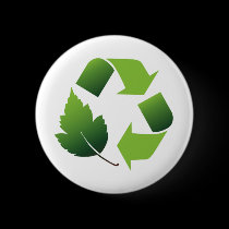 Go Green Environment buttons