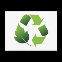 Go Green Environment postcards
