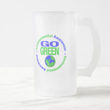 Go Green For the Environment v2 Coffee Mugs