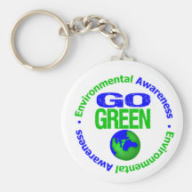 Go Green For the Environment v2 Key Chains