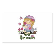 Go Green Garden Stickers