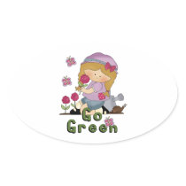 Go Green Garden Stickers