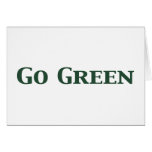 Go Green Gifts Card