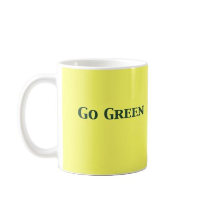 Go Green Gifts Coffee Mugs by Funny_Gifts