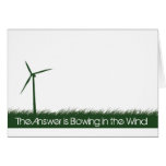 Go Green, Go Clean, Go Renewable Card