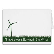 Go Green, Go Clean, Go Renewable Card
