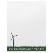 Go Green, Go Clean, Go Renewable Personalized Letterhead