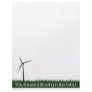 Go Green, Go Clean, Go Renewable Personalized Letterhead