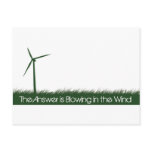 Go Green, Go Clean, Go Renewable Post Card