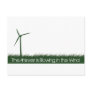 Go Green, Go Clean, Go Renewable Post Card