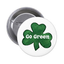 Go Green Go Irish buttons