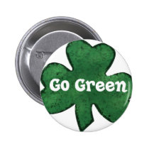 Go Green Go Irish buttons