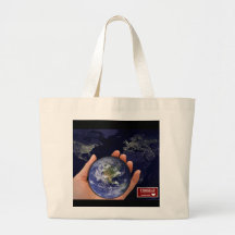 GO GREEN Handle with Love Shopping Tote Bag