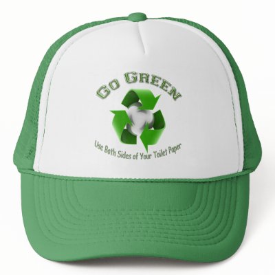 Go Green Hat by FishTs.com by FishTsdotcom
