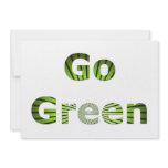 Go Green Custom Announcement