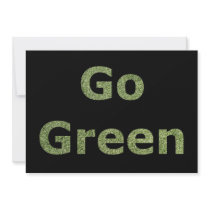 Go Green Custom Invites