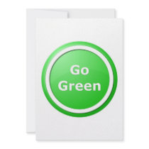 Go Green Custom Invite
